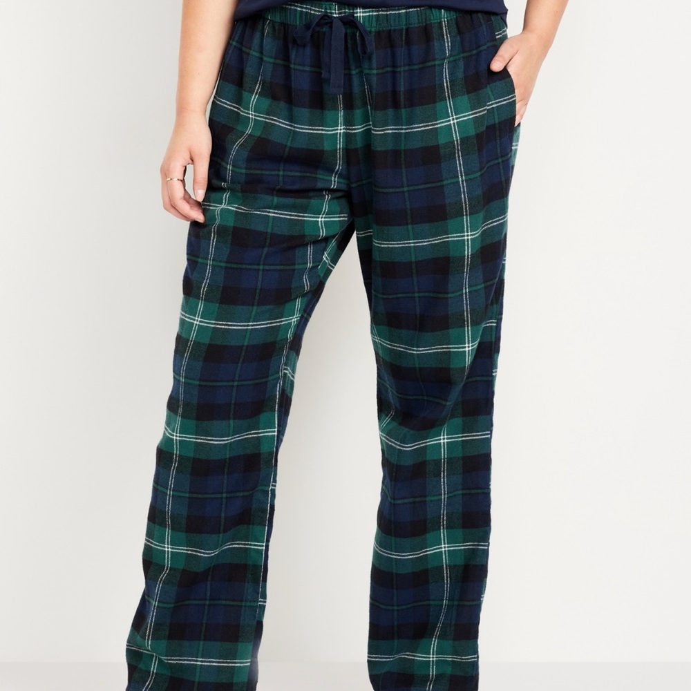Women’s Mid-Rise Flannel Pajama Pants 4x